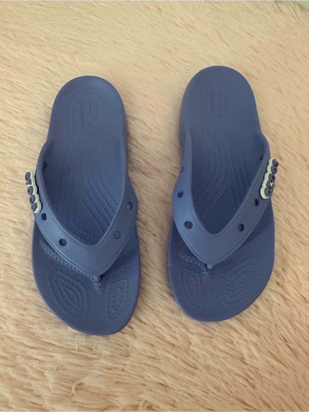 CROCS Digital Violet Classic Foam Flip Flops